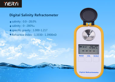Прочный карманный рефрактометр цифров/рефрактометр метра Брикс для контроля морской воды аквариума