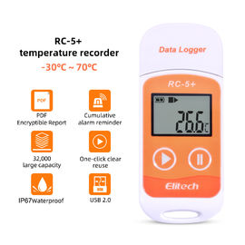 Регистратор данных температуры USB Elitech RC-5+ рефрижерации