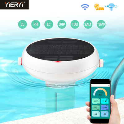 Tuya Zigbee Солнечная зарядка Бассейн Монитор качества воды Хлорометр PH/ORP/EC/TDS/соленость