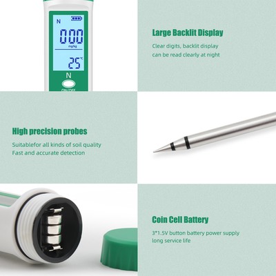 Цифровой диапазон LED Npk Soil Tester 0-1999mg/Kg