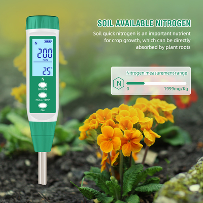 Цифровой диапазон LED Npk Soil Tester 0-1999mg/Kg