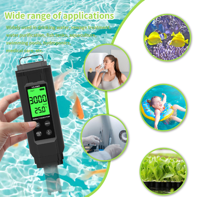 YIERYI YG-9909 Цифровой тестер качества воды 5 в 1 высокоточный тестер pH для садового хозяйства