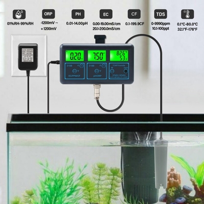 Умный монитор качества воды 7 в 1 ¢ pH/EC/ORP/PPM/CF/TDS/Температура для аквариума, гидропоники и бассейна