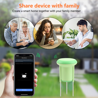 Беспроводный датчик влажности почвы и температуры Smart ZigBee 3.0 для тепличного мониторинга сельского хозяйства