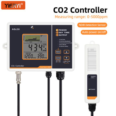 Портативный детектор CO2 с ЖК-дисплеем и двойным сенсором