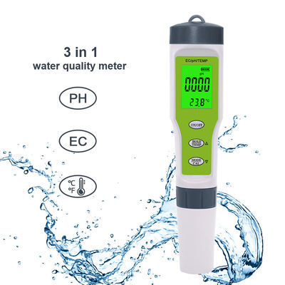 3 - в - 1 Проверка качества воды - pH/EC/Temp Meter с ATC для дома, аквариума и лаборатории