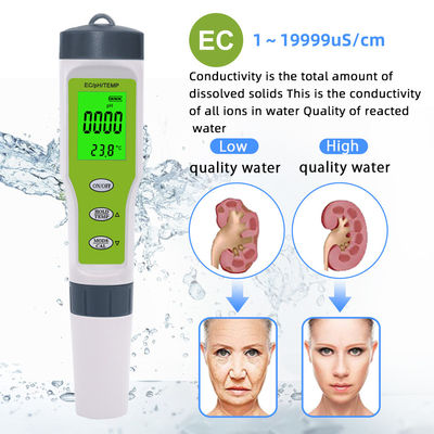 3 - в - 1 Проверка качества воды - pH/EC/Temp Meter с ATC для дома, аквариума и лаборатории