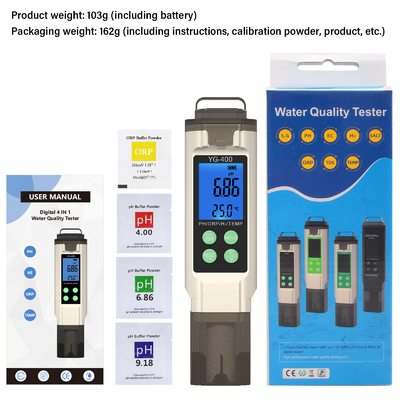 Анализатор качества воды PH/ORP/Hydrogen/Temperature Water Tester