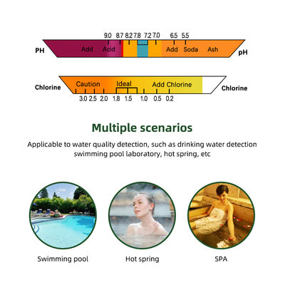 CL2 Тестер 2 в 1 Качество воды PH и Хлор PC-102 - Высокоточный тестер для бассейна и аквариума