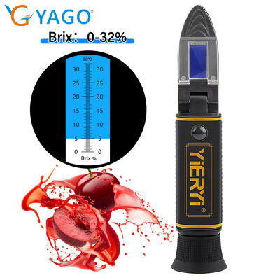 Устойчивый рефрактометр содержания сахара, устойчивый к суровым условиям, идеально подходит для испытаний концентрации сахара в полевых и лабораторных условиях