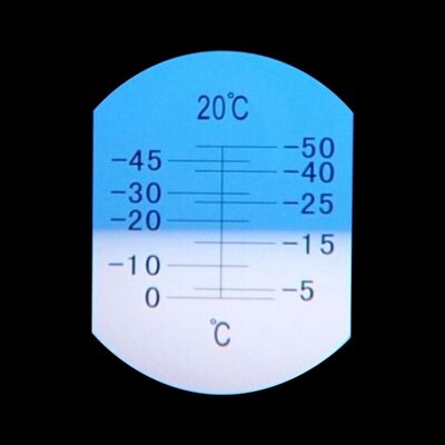 Высокоточный портативный рефрактометр -50 - 0 градусов спиртовой стеклоизмеритель точки замерзания
