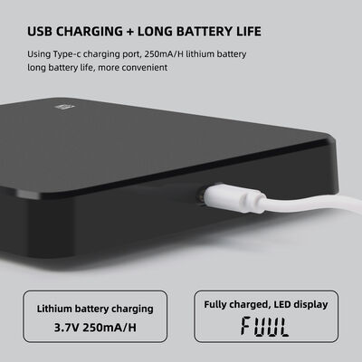 High Precision 0.1g Accuracy 3000g Capacity Coffee Scale with USB Charge and Digital Timer for Kitchen Use