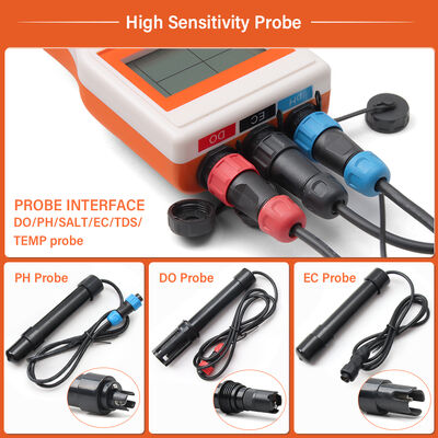 6-в-1 многопараметровый тестер качества воды с точностью 0,1 pH и ЖК-дисплеем для аквариумов и гидропоники