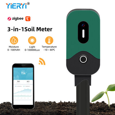 Умный тестер почвы Zigbee Tuya, датчик температуры, влажности, освещенности, измерительный прибор, датчик влажности почвы Zigbee