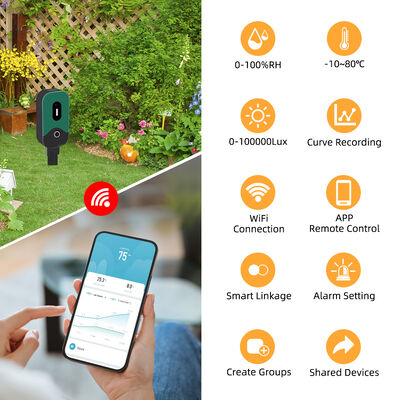 Умный тестер почвы Zigbee Tuya, датчик температуры, влажности, освещенности, измерительный прибор, датчик влажности почвы Zigbee