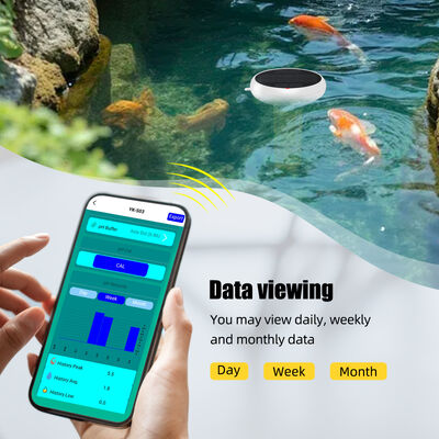 Плавающий водонепроницаемый хлорометр 7-в-1 с Wi-Fi и Smart Hub Salt/EC/TDS/ORP&Temp USB pH-метр на солнечной энергии для плавательных бассейнов