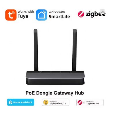 YIERYI Zigbee 3,0 PoE Dongle Gateway Hub для Home Assistant Zigbee2 MQTT ESP32 + CC2652P Двойные антенны 5dBi с питанием Type-C/PoE