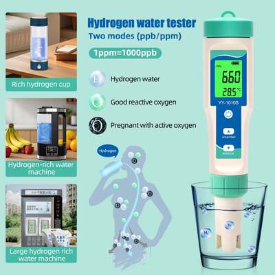 YY-1010S 10-in-1 Water Quality Test Pen PH TDS EC Salinity ORP H2 S G Temperature Chlorine Resistivity