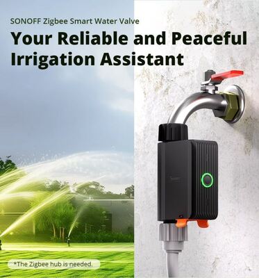 Беспроводной умный клапан потока воды Zigbee с управлением через приложение на телефоне, автоматический таймер полива для сада, газона, огорода