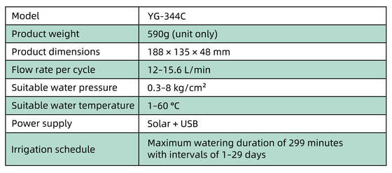 YiERYI Солнечный таймер для полива, 4 выхода, контроллер ирригации с датчиком дождя, автоматическая система полива по расписанию с защитой от детей для полива сада, газона, фермы
