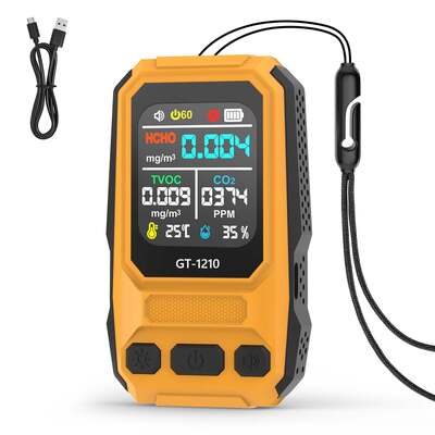 5 в 1 HCHO TVOC CO Temp Установка качества воздуха