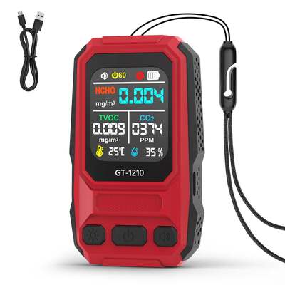 5 в 1 HCHO TVOC CO Temp Установка качества воздуха