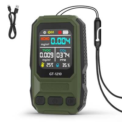 5 в 1 HCHO TVOC CO Temp Установка качества воздуха