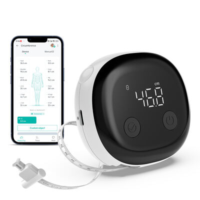 Умная Bluetooth рулетка с точностью ±0.2%, перезаряжаемая через Type-C и светодиодным дисплеем для точных измерений