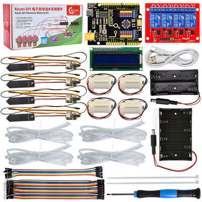 DIY Автоматический набор для полива, совместимый с Arduino, для соревнований мейкеров, STEAM-образования, обучения программированию Mixly
