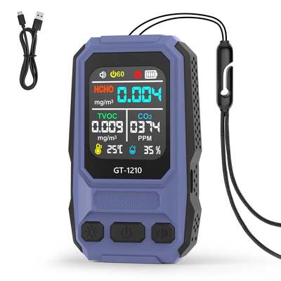 5 в 1 HCHO TVOC CO Temp Установка качества воздуха